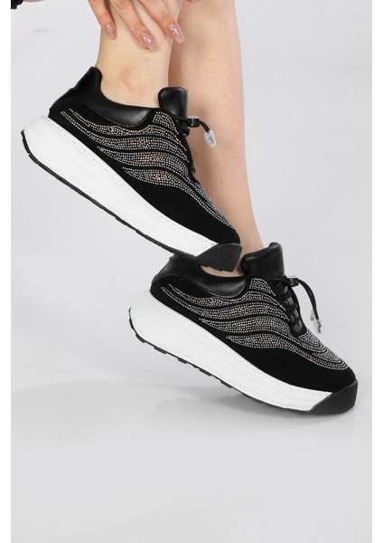 Hafif ve Rahat Tabanlı, Taş Süslemeli Günlük Şık ve Spor Kadın Ayakkabı FV1507FV modelleri