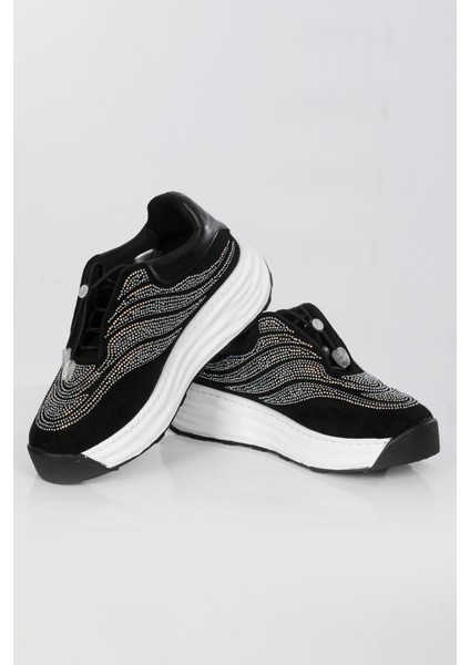 Hafif ve Rahat Tabanlı, Taş Süslemeli Günlük Şık ve Spor Kadın Ayakkabı FV1507FV fırsatları