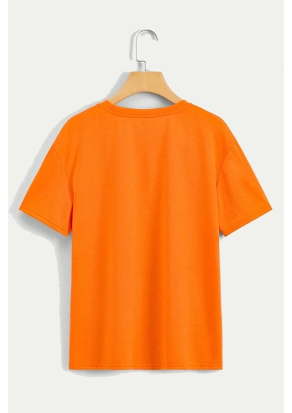 Only Trendwear Unisex Leopar Kalp Baskılı Oversize T-Shirt fiyatları