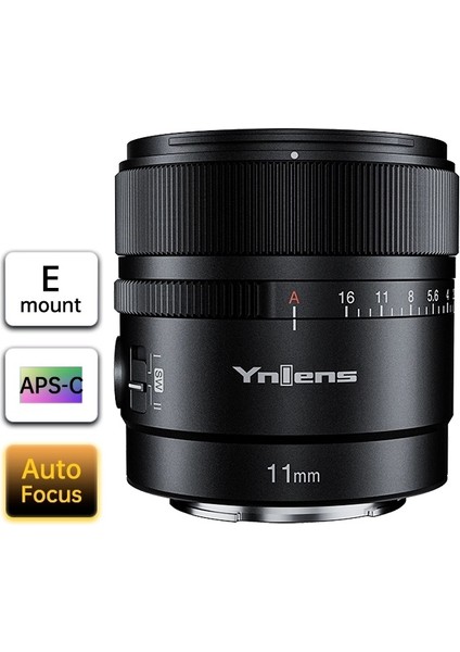 11MM F/1.8s Da Dsm Wl Sony E-Mount Wireless Aps-C Lens