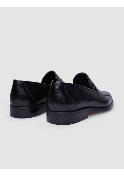 %100 Hakiki Deri Siyah Erkek Klasik Ayakkabı