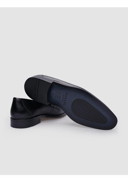 %100 Hakiki Deri Siyah Erkek Klasik Ayakkabı