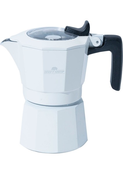 Tekno Trust Paslanmaz Çelik Kahve Potu Moka Pot 150 ml 2 Cup Beyaz 100-199 ml