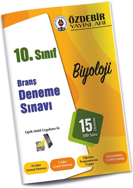 10.sınıf 4'lü Branş Deneme Seti Matematik Fizik Kimya Biyoloji