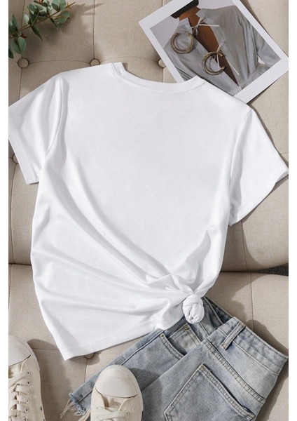 Only Trendwear Unisex Leopar Kalp Baskılı Oversize T-Shirt fiyatları