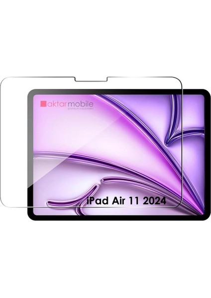 iPad Air 11 M2/M3 2024/2025 Air 6. Nesil uyumlu Ekran Koruyucu Nano Kırılmaz Esnek Üstün Koruma