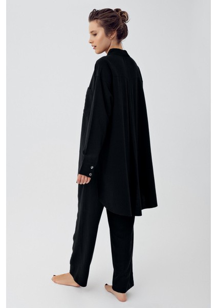 Kadın Keten Boyfriend Oversize Gömlek K100 fiyatları