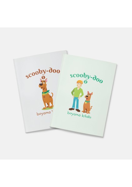 Scooby-Doo Boyama Kitabı 2'li Set