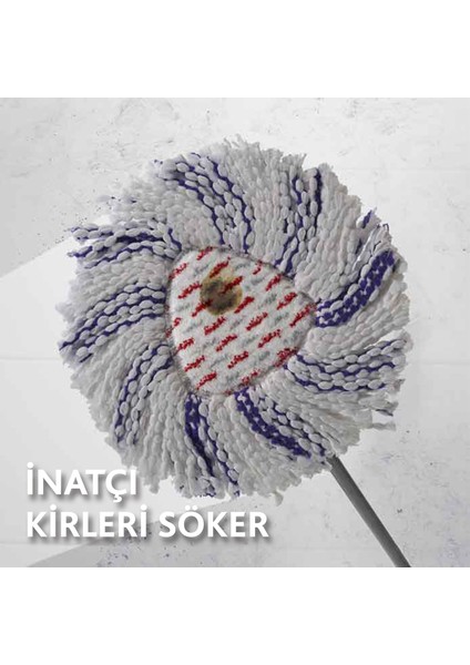 Turbo Temizlik Seti 3'lü Mikrofiber Yedek Paspas Paketi