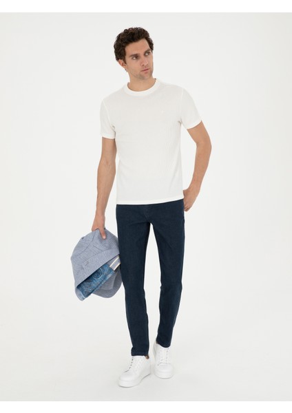 Erkek Koyu Mavi Jean Pantolon 50294069-VR032