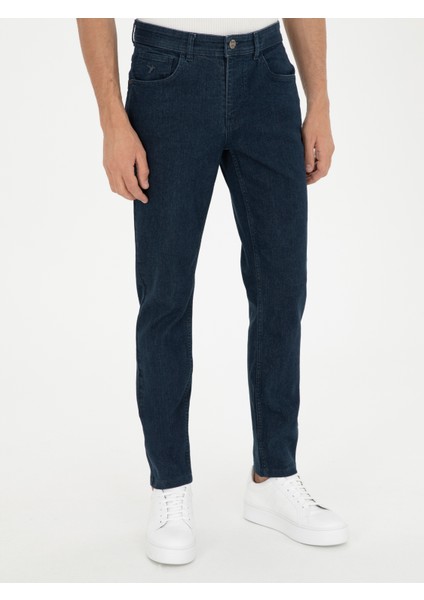 Erkek Koyu Mavi Jean Pantolon 50294069-VR032