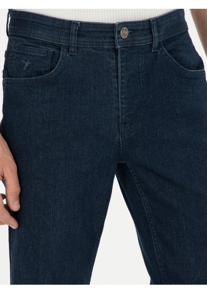 Erkek Koyu Mavi Jean Pantolon 50294069-VR032