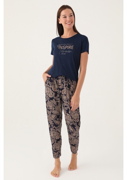 8794 Inspıre Kadın Kısa Kol Pijama Takımı