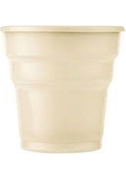 - 25 Adet Plastik Bardak Krem 179051