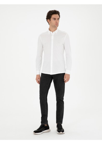 Erkek Koyu Gri Jean Pantolon 50294067-VR080