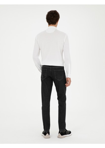 Erkek Koyu Gri Jean Pantolon 50294067-VR080