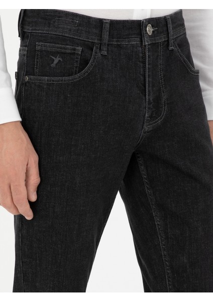 Erkek Koyu Gri Jean Pantolon 50294067-VR080