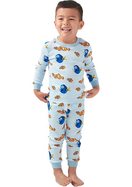 Disney And Pixar Finding Nemo Erkek Çocuk Organik Pijama Takımı