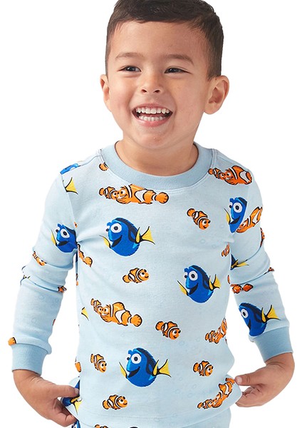 Disney And Pixar Finding Nemo Erkek Çocuk Organik Pijama Takımı