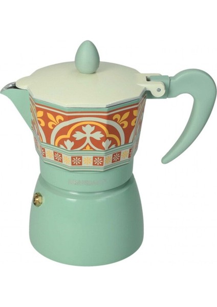 Tekno Trust Çok Renkli Moka Pot Çelik 200 + ml