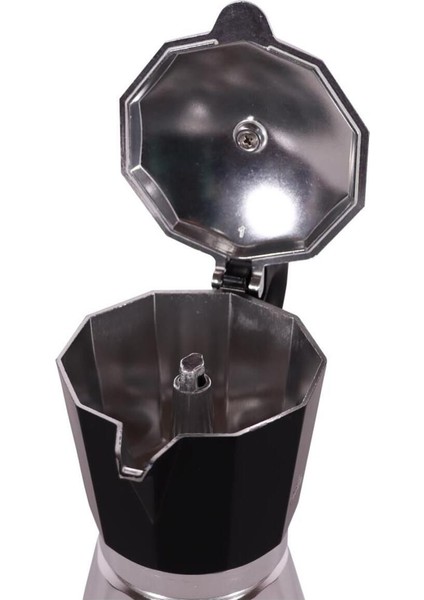 Alüminyum Espresso Kahve Makinesi, 240 ml, Siyah, Moka Pot, Dayanıklı ve Şık Tasarım modelleri