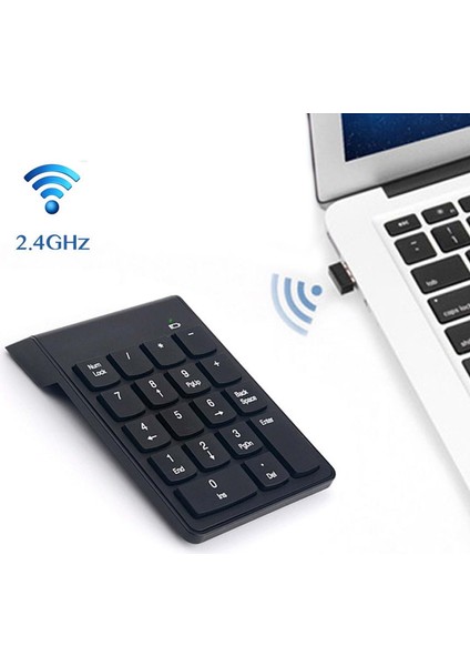 Alfalink AL-2021 Siyah USB Kablosuz Numeric Standart Klavye