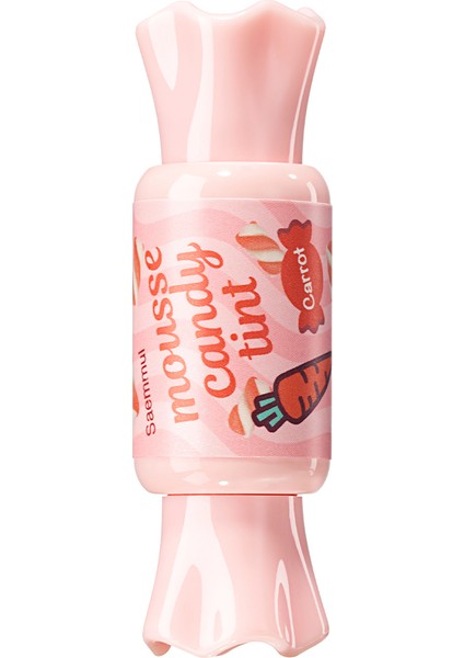 Nem Sağlayan Köpük Yapılı Tint - Saemmul Mousse Candy Tint Carrot 10 gr