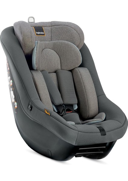 Darwin Next Stage i-Size Bebek Oto Koltuğu 40-105 cm Çift Yön/360° Kullanım - Stone Grey