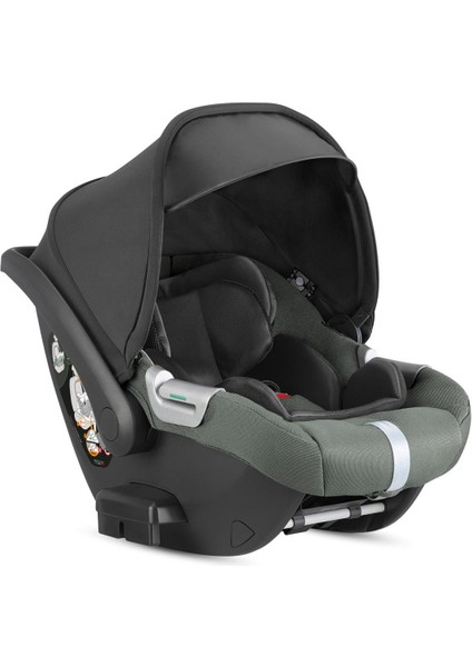 Darwin Infant i-Size Gr 0+ Bebek Ana Kucağı ve Oto Koltuğu 40-75 cm - Taiga Green YENİ