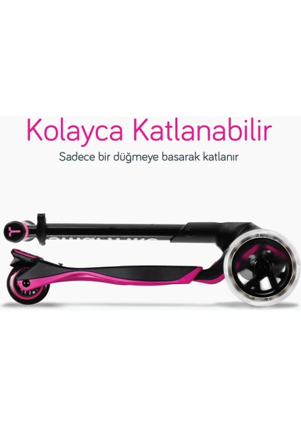 Xtend Büyüyebilen Ride On Scooter (1 - 12 Yaş) - Pink