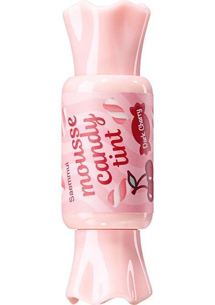 Nem Sağlayan Köpük Yapılı Tint - Saemmul Mousse Candy Tint Dark Cherry 10 gr