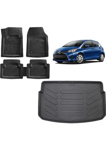 Toyota Yaris 2017 Model 3D Bagaj Havuzu ve 4d Luxury Havuzlu Paspas
