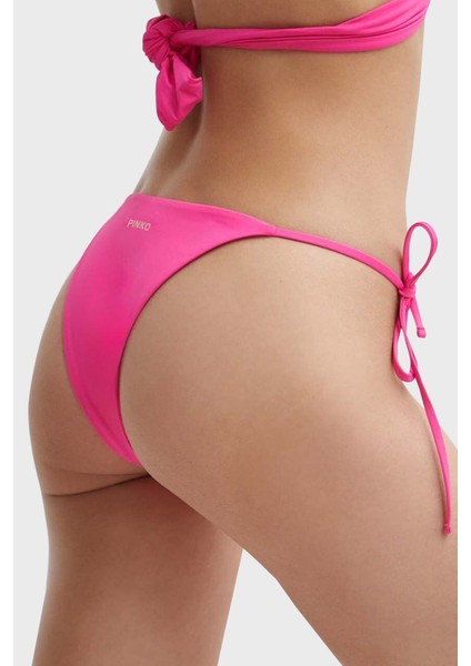 Yanlardan Bağlamalı Streç Jarse Bikini Altı Bayan Bikini Altı 101268 A1PM N17