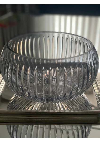 Kristal Kesme Yuvarlak Cam Salata Kasesi fiyatları