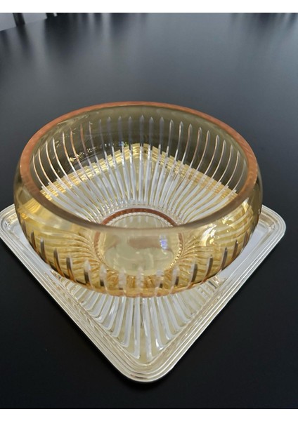 Kristal Kesme Yuvarlak Cam Salata Kasesi fiyatları