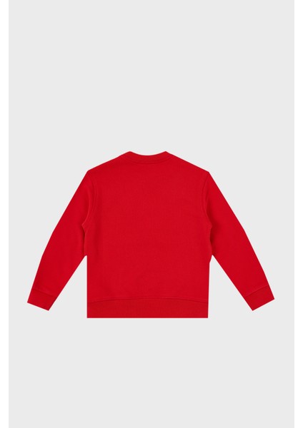 Pamuklu Bisiklet Yaka Çocuk Sweat DQ0245 D002Y Sweat DQ0245 fiyatları