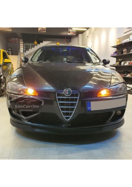 Alfa Romeo 147 Uyumlu Üniversal Astra H Lip Esnek Ön Lip 2 Parça Tampon Altı Dil Karlık Ön Ek