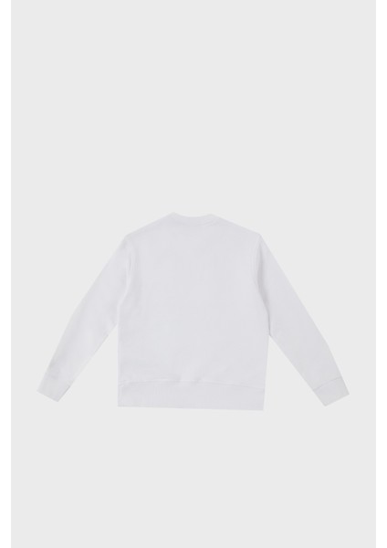 Pamuklu Bisiklet Yaka Çocuk Sweat DQ0245 D002Y Sweat DQ0245 fiyatları