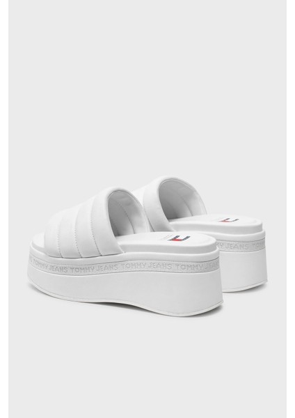 Logo Dolgulu Platform Sandalet Bayan Sandalet EN0EN02455 Ybl modelleri