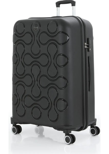 Kırılmaz Polipropilen 2'li Valiz Seti Büyük & Kabin Siyah V376 fiyatları