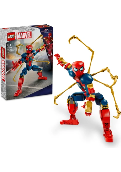 LEGO® Marvel Iron Örümcek Adam Yapım Figürü 76298 - 8 Yaş ve Üzeri Süper Kahraman Seven Çocuklar Için Koleksiyonluk Yaratıcı Oyuncak Yapım Seti (303 Parça)