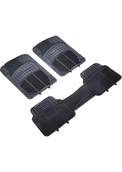 Ford Fusion Araca Uyumlu Dekoratif Desenli Siyah Oto Paspas Takımı