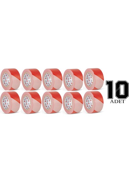 Emniyet Uyarı İkaz Şerit Bandı 6 cm x 500 Metre 10 Adet