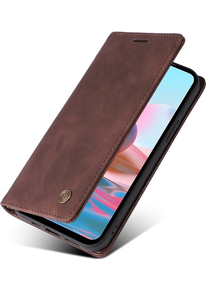 Xiaomi Redmi Not 10 4g Için Flip Case Cüzdan Kılıf Kapak Çevirin (Yurt Dışından)