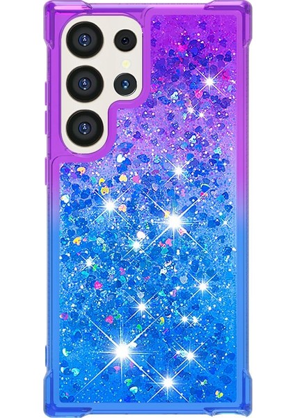 Samsung Galaxy S24 Ultra 5g Akan Sparkle Hareketli Kapak Temizle (Yurt Dışından)