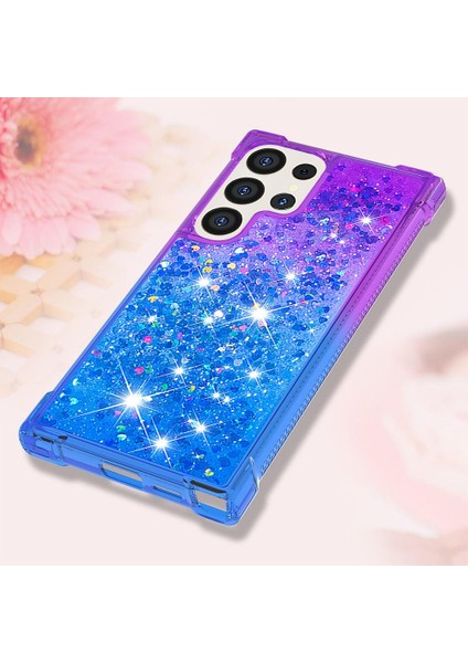 Samsung Galaxy S24 Ultra 5g Akan Sparkle Hareketli Kapak Temizle (Yurt Dışından)
