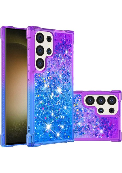 Samsung Galaxy S24 Ultra 5g Akan Sparkle Hareketli Kapak Temizle (Yurt Dışından)