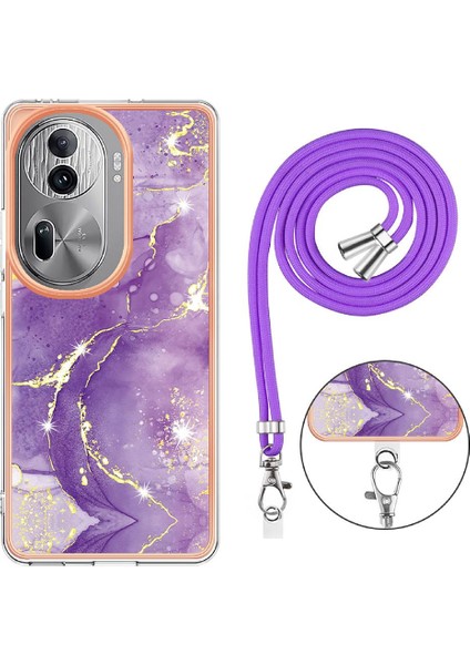 Oppo Oppo 11 Pro 5g Tampon Mermer Anti-Scratch Yumuşak Crossbody Için Kılıf (Yurt Dışından)