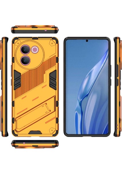 Vivo V30E 5g Sağlam Askeri Koruyucu Kapak Kickstand Için Kılıf (Yurt Dışından)