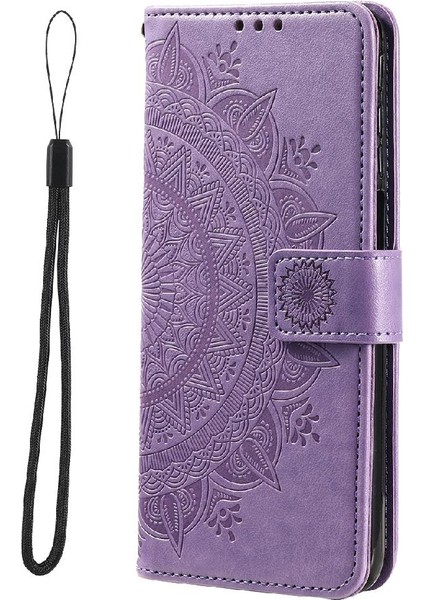 Motorola Moto Kenar 50 Pro Için Flip Case Cüzdan Kılıf Pu Deri Kickstand (Yurt Dışından)